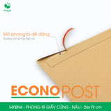  MPBN4 - 26x19 cm - PHONG BÌ GIẤY CỨNG MÀU NÂU 