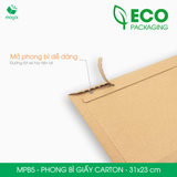  MPB5 – 31x23 cm – Phong bì giấy carton màu nâu 