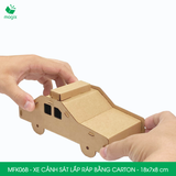  MFK06B - Xe cảnh sát lắp ráp bằng carton - 18x7x8 cm 