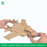  MFK06H - Máy bay phản lực lắp ráp bằng carton - 24x23x6 cm 