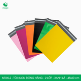  MT6XL2 - 45x60 cm - Túi nilon đóng hàng - 2 lớp - Xanh lá 