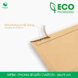  MPB4 – 26x19 cm – Phong bì giấy carton màu nâu 