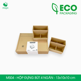  MS04 - HỘP ĐỰNG BÚT ĐA NĂNG 4 NGĂN BẰNG GIẤY CARTON 