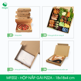  MPZ02 - Hộp nắp gài pizza - 18x18x4 cm 