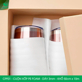  CPF01 - Cuộn xốp PE Foam - Dày 3mm - Khổ 50cm x 10m 