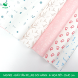  MGPI02 - Tấm giấy Pelure gói hàng in họa tiết - 60x40 cm 