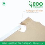  MBM1 - 22x16x5 cm - Hộp carton tăng giảm chiều cao 
