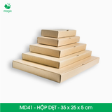  MD41 - 35x25x5 cm - Thùng hộp carton - Hộp dẹt trơn đóng hàng 