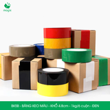  BK5B - Băng keo màu - Đen - Khổ 4.8cm - 6 cuộn/ 1kg/ cây 