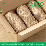  MHPB2N - 30cm x 50m - Hộp giấy kraft tổ ong - Kraft nâu 