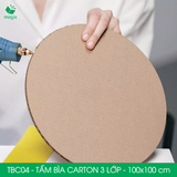  TBC04 - Tấm Bìa Carton - 100x100 cm 