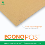  MPBN1 - 16x11 cm - PHONG BÌ GIẤY CỨNG MÀU NÂU 
