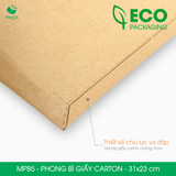  MPB5 – 31x23 cm – Phong bì giấy carton màu nâu 