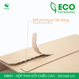  MBM1 - 22x16x5 cm - Hộp carton tăng giảm chiều cao 