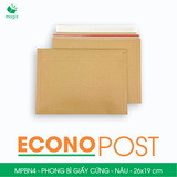  MPBN4 - 26x19 cm - PHONG BÌ GIẤY CỨNG MÀU NÂU 