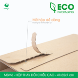  MBM6 - 41x32x7 cm - Hộp carton thay đổi chiều cao 