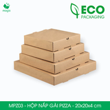  MPZ03 - Hộp nắp gài pizza - 20x20x4 cm 
