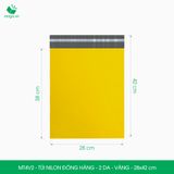  MT4V2 - 28x42 cm - Túi nilon đóng hàng - 2 lớp - Vàng 