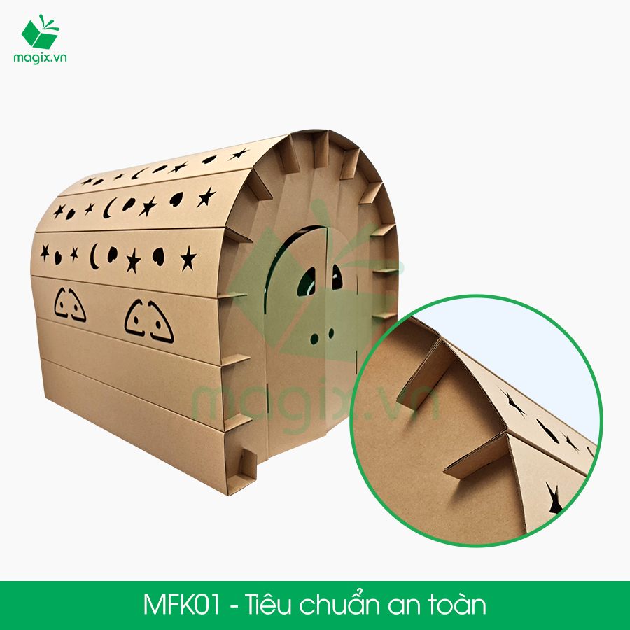  MFK01 - Nhà giấy carton lắp ráp cho bé 