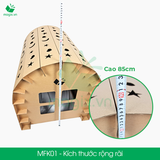  MFK01 - Nhà giấy carton lắp ráp cho bé 