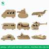  MFK06x - Phương tiện vận tải lắp ráp bằng carton - Nhiều mẫu 