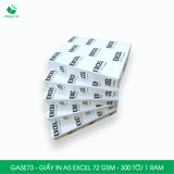  GA5E73 - Giấy in A5 Excel 72 gsm - 300 tờ/ 1 ram 