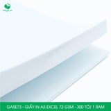  GA5E73 - Giấy in A5 Excel 72 gsm - 300 tờ/ 1 ram 