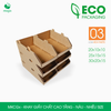  MKCG - Khay giấy chất cao tầng - Nâu - Nhiều Size 