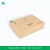  M2 - 18x13x6 cm - Thùng hộp carton xếp nhanh 