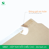  MBM1 - 22x16x5cm - HỘP CARTON THAY ĐỔI CHIỀU CAO 