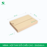  MBM4 - 32x22x8cm - HỘP CARTON THAY ĐỔI CHIỀU CAO 