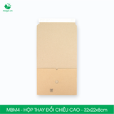  MBM4 - 32x22x8cm - HỘP CARTON THAY ĐỔI CHIỀU CAO 