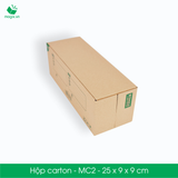  MC2 - 25x9x9 cm - Thùng hộp carton - Hộp cao 