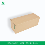  MC2 - 25x9x9 cm - Thùng hộp carton - Hộp cao 