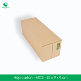  MC2 - 25x9x9 cm - Thùng hộp carton - Hộp cao 