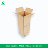  MC3 - 28.5x10x10 cm - Thùng hộp carton - Hộp cao 