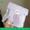  MDTT02 - Decal Thank You tròn - Trắng - In đen - 2.5cm  [50 cái/pack] 
