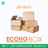  MEC11 - 20x10x10 cm - Hộp carton siêu tiết kiệm ECONO 