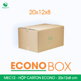  MEC12 - 20x12x8 cm - Hộp carton siêu tiết kiệm ECONO 