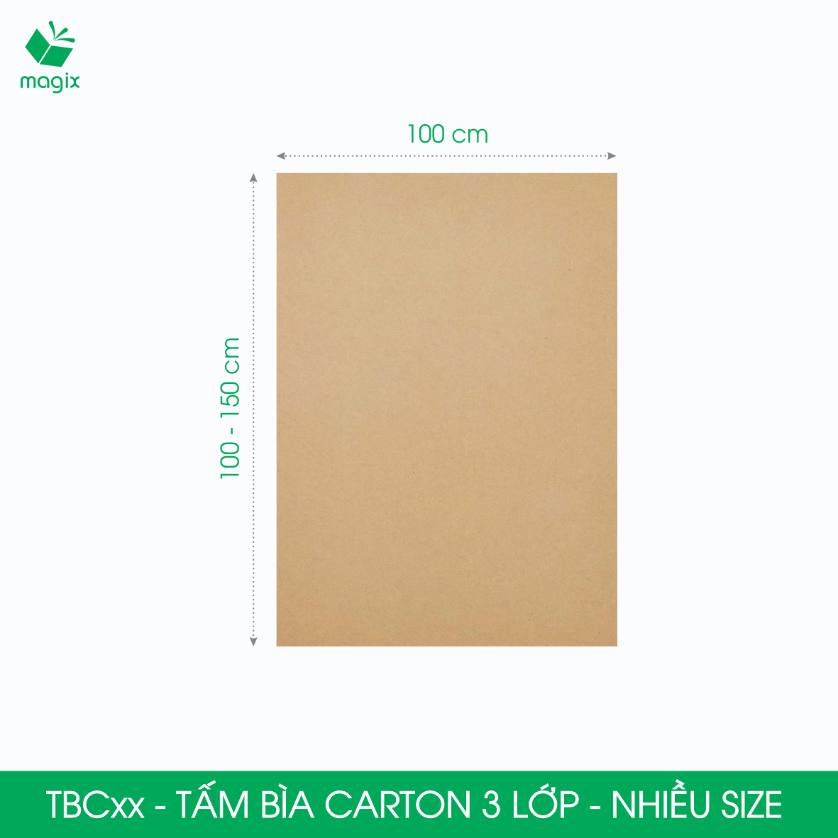  TBCx - Tấm Bìa Carton - Size lớn 