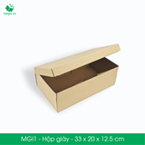  MGI1 - 33x20x12.5 cm - Thùng hộp carton - Hộp giày 