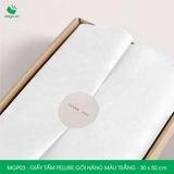  MGP03 - Giấy Pelure gói hàng màu trắng - 30x50 cm [100 tờ/pack] 
