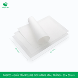  MGP03 - Giấy Pelure gói hàng màu trắng - 30x50 cm [100 tờ/pack] 