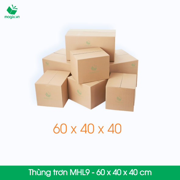 Thùng carton 60x40x40 cm - T02 giá rẻ, nhận thiết kế theo yêu cầu