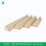  MHTG1 - Hộp trụ dài tam giác - D5x35 cm 