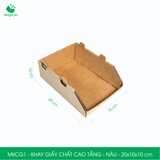  MKCG1 - Khay giấy chất cao tầng - Nâu - 20x10x10 cm 