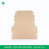  MNG05 - 25x19x7cm - HỘP NẮP GÀI HÔNG 