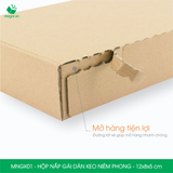  MNGK01 - 12x8x5cm - HỘP NẮP GÀI HÔNG KEO NIÊM PHONG 