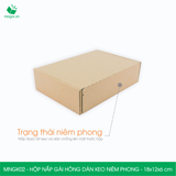  MNGK02 - 18x12x6cm - HỘP NẮP GÀI HÔNG KEO NIÊM PHONG 