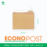  MPBN4 - 26x19 cm - PHONG BÌ GIẤY CỨNG MÀU NÂU 